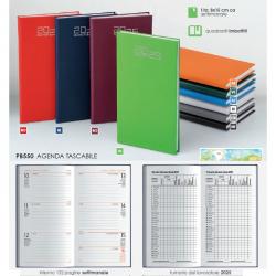 Agendina 2025 settimanale tascabile con copertina colorata 8x15 1