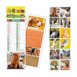 Calendario 2025 cuccioli Cani e Gatti silhouette 1